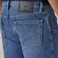 Men's 511 Blue Slim Fit Mid Rise Commuter Jeans - Detail View