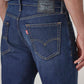 Men's 541 Dark Indigo Athletic Tapered Fit Mid Rise Commuter Jeans - Detail View