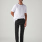 Men's 505 Black Straight Fit Mid Rise Jeans - Styleshot View