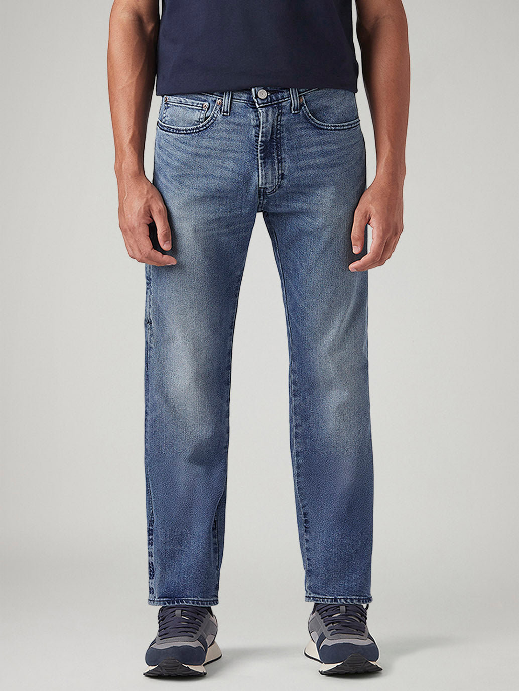 Men's 505 Blue Straight Fit Mid Rise Commuter Jeans – Levis India
