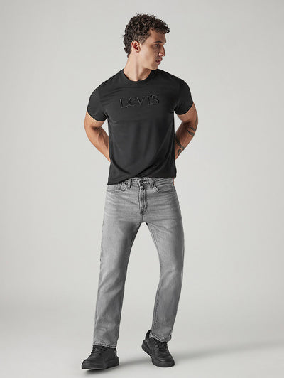 levi's Men's 505 Grey Straight Fit Mid Rise Jeans-picture-24