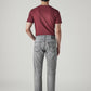 Men's 505 Grey Straight Fit Mid Rise Jeans - Back View