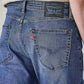 Men's 505 Med Indigo Straight Fit Mid Rise Commuter Jeans - Detail View