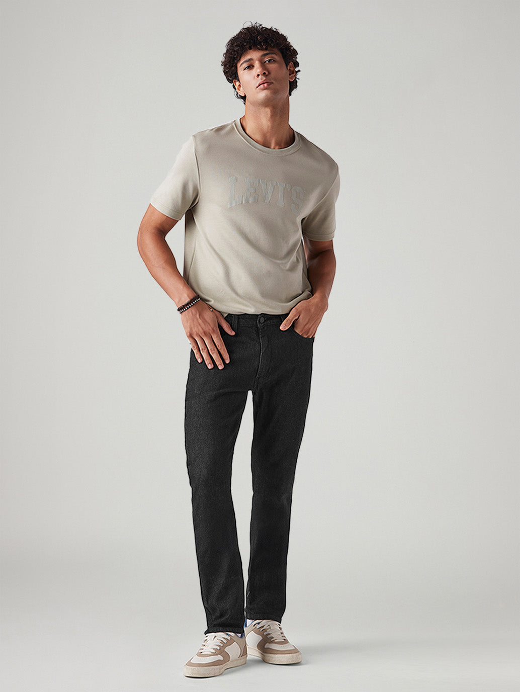Men's 511 Black Slim Fit Mid Rise Jeans