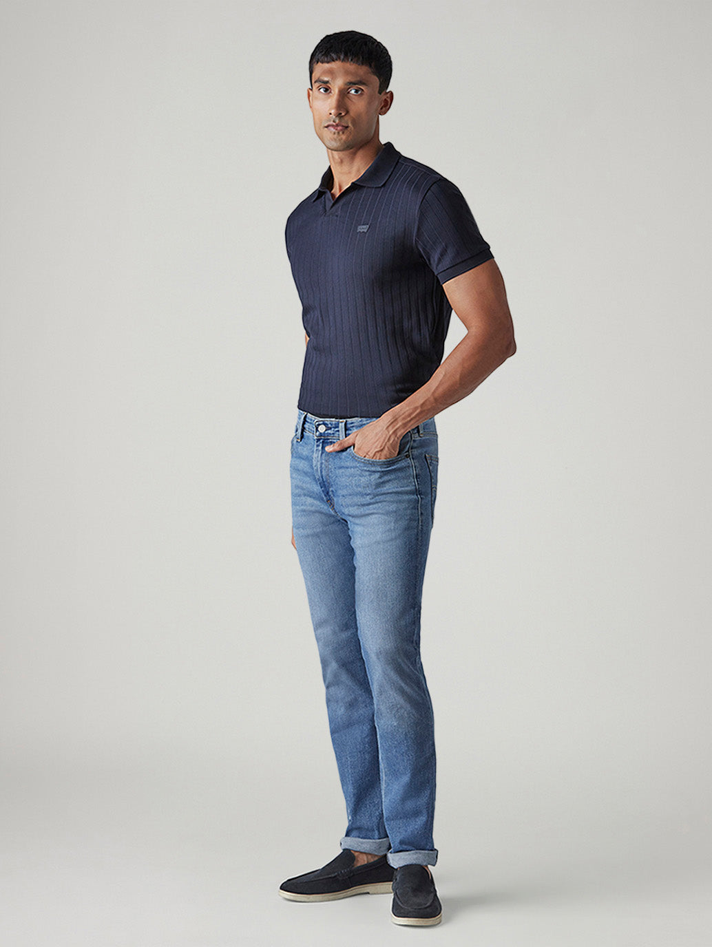 Men's 511 Light Indigo Slim Fit Mid Rise Commuter Jeans - 20 View