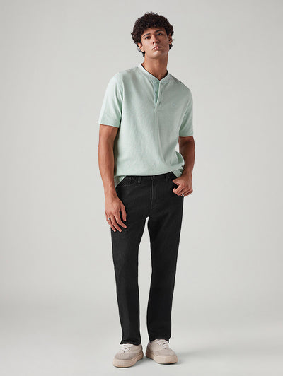 Men's 541 Black Tapered Fit Mid Rise Jeans-image-30
