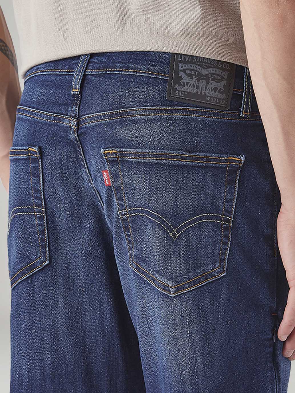 Men's 541 Blue Tapered Fit Mid Rise Commuter Jeans – Levis India Store