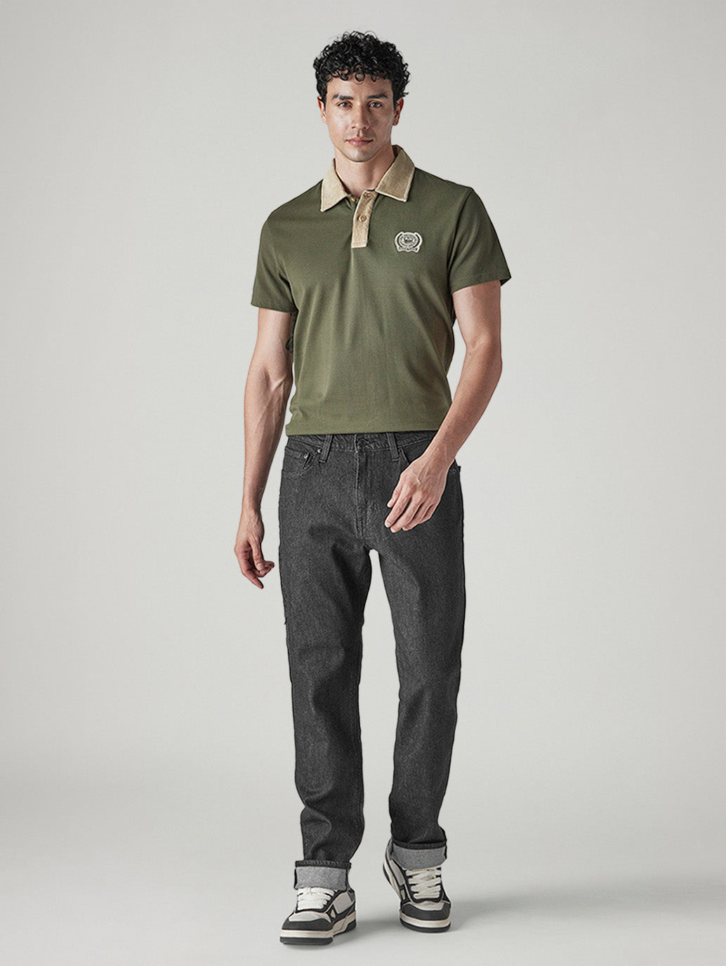 Men's 541 Charcoal Grey Athletic Tapered Fit Mid Rise Commuter Jeans - bdeff7b1-beac-49dd-a6db-9f9cb877ac83 View