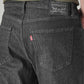Men's 541 Charcoal Grey Athletic Tapered Fit Mid Rise Commuter Jeans - Detail View