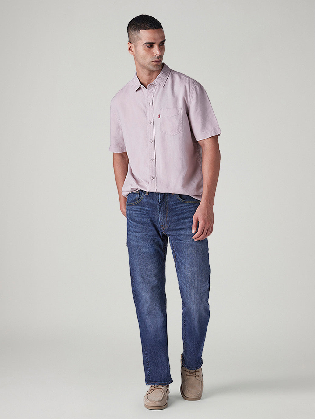 Men's 505 Indigo Straight Fit Mid Rise Jeans