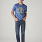 Men's 511 Dark Blue Slim Fit Mid Rise Commuter Jeans - Styleshot View