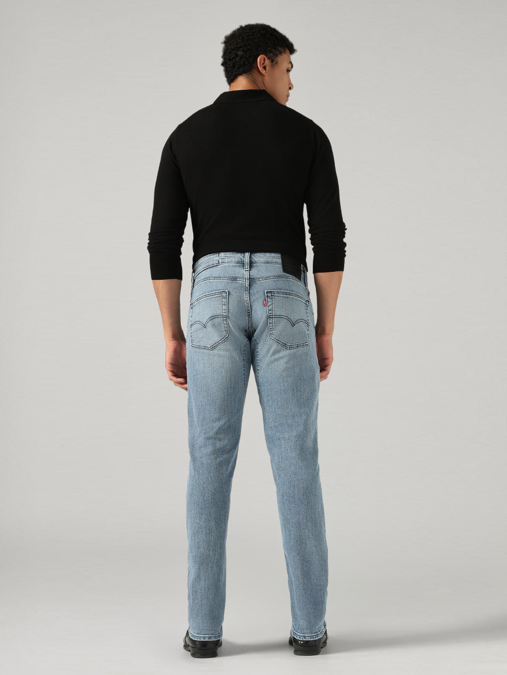 Men's 511 Light Blue Slim Fit Mid Rise Commuter Jeans - Back View