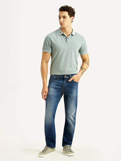 levi's Men's 513 Blue Slim Straight Fit Mid Rise Jeans-picture-32