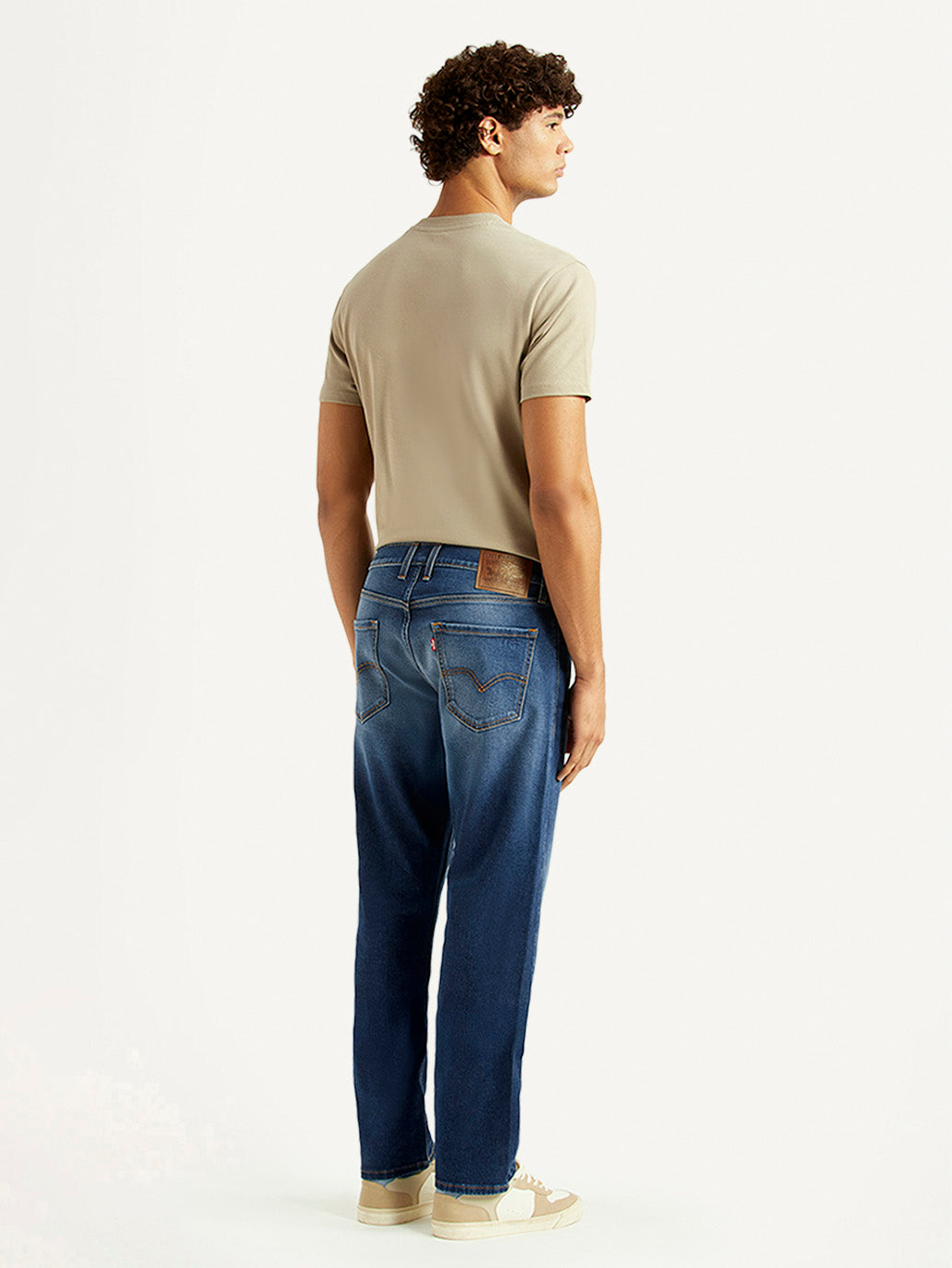 Men's 541 Blue Athletic Tapered Fit Hyper Stretch Jeans - Back View