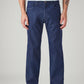 Men's 555 Dark Blue Relaxed Straight Fit Mid Rise Jeans - Front View