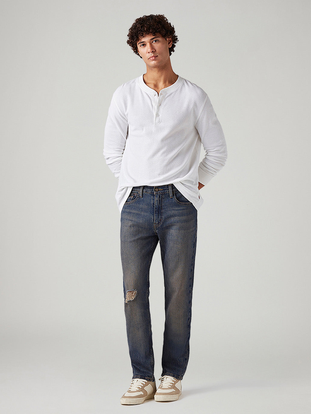 Men's 511 Blue Slim Fit Mid Rise Jeans