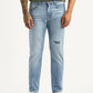 Men's 512 Light Blue Slim Tapered Fit Mid Rise Jeans - Front View
