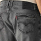 Men's 505 Grey Straight Fit Mid Rise Jeans - Detail View