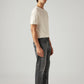 Men's 505 Grey Straight Fit Mid Rise Jeans - Side View