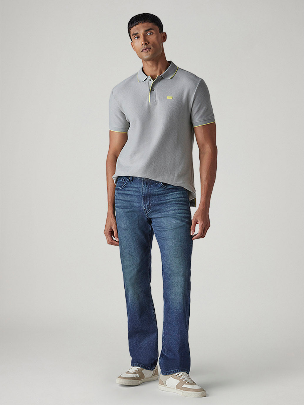 Men's Tinted 505 Dark Indigo Straight Fit Mid Rise Jeans