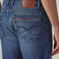 Men's Tinted 505 Dark Indigo Straight Fit Mid Rise Jeans - 20 View