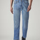 Men's 505 Light Blue Straight Fit Mid Rise Jeans - Front View