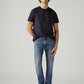 Men's 511 Blue Slim Fit Mid Rise Jeans - Styleshot View