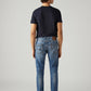 Men's 511 Blue Slim Fit Mid Rise Jeans - Back View