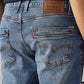 Men's 511 Blue Slim Fit Mid Rise Jeans - Detail View