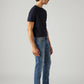 Men's 511 Blue Slim Fit Mid Rise Jeans - Side View