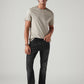 Men's 513 Charcoal Grey Slim Straight Fit Mid Rise Jeans - Styleshot View