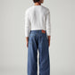 Men's 578 Blue Baggy Fit Low Rise Jeans - Back View