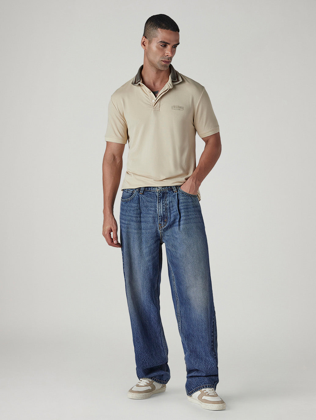 Men's 578 Tinted Indigo Baggy Fit Mid Rise Jeans