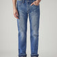 Men's 505 Blue Straight Fit Mid Rise Commuter Jeans - 681ef1e0-0f5e-4bfb-b835-e249729b42cf View