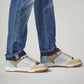 Men's 505 Blue Straight Fit Mid Rise Commuter Jeans - Detail View
