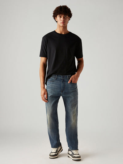 levi's Men's 505 Blue Straight Fit Hyper Stretch Jeans-picture-23
