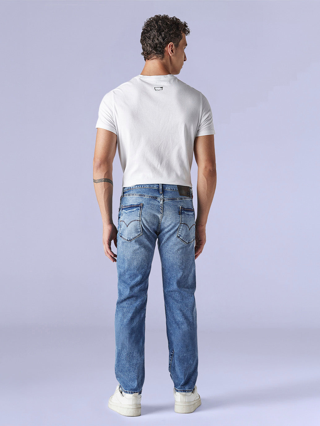 Men's Redloop 513 Indigo Slim Straight Fit Mid Rise Jeans - c964bc1f-d325-4e8b-89d8-6c11889c9c48 View