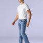 Men's Redloop 513 Indigo Slim Straight Fit Mid Rise Jeans - 91d20845-5e8b-4d5b-a878-50e449703645 View