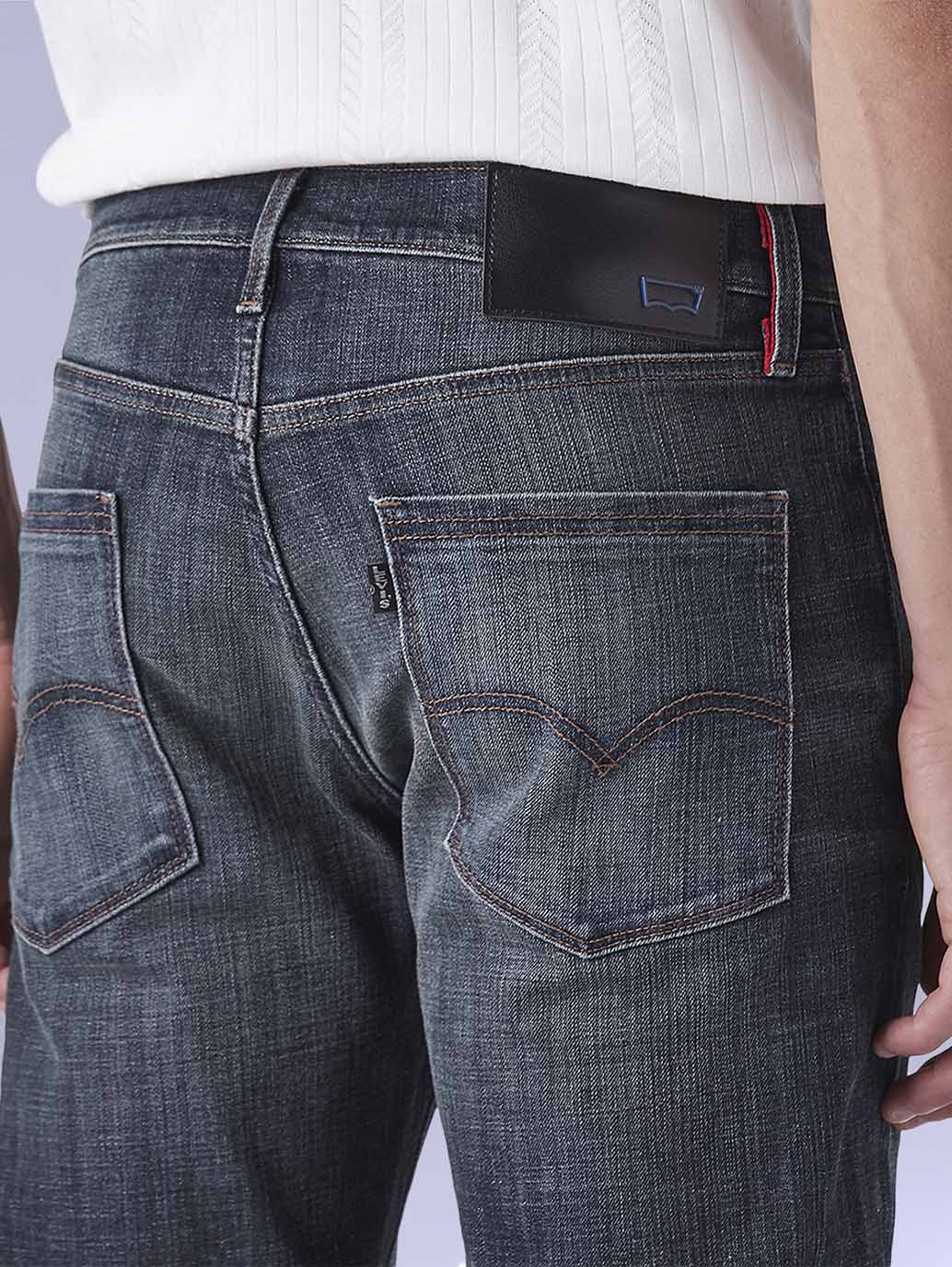 Men's 511 Dark-Blue Slim Fit Mid Rise Redloop Jeans - 4dee1cef-fb22-4985-a000-41389e59df53 View