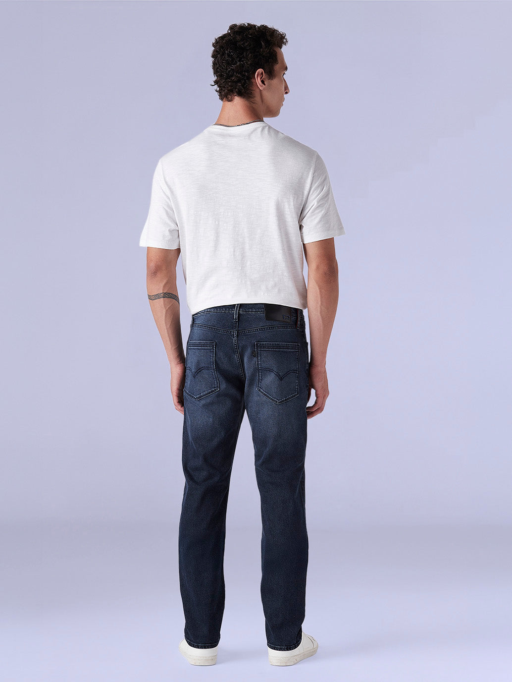 Men's 511 Dark Blue Slim Fit Mid Rise Redloop Jeans - 628f929d-00d8-4a2e-9b50-5e48b42d02cb View