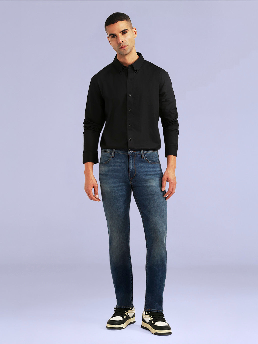 Men's Redloop 511 Blue Slim Fit Mid Rise Jeans - 29b88f9f-612d-416c-a3d8-c9de6939fb20 View