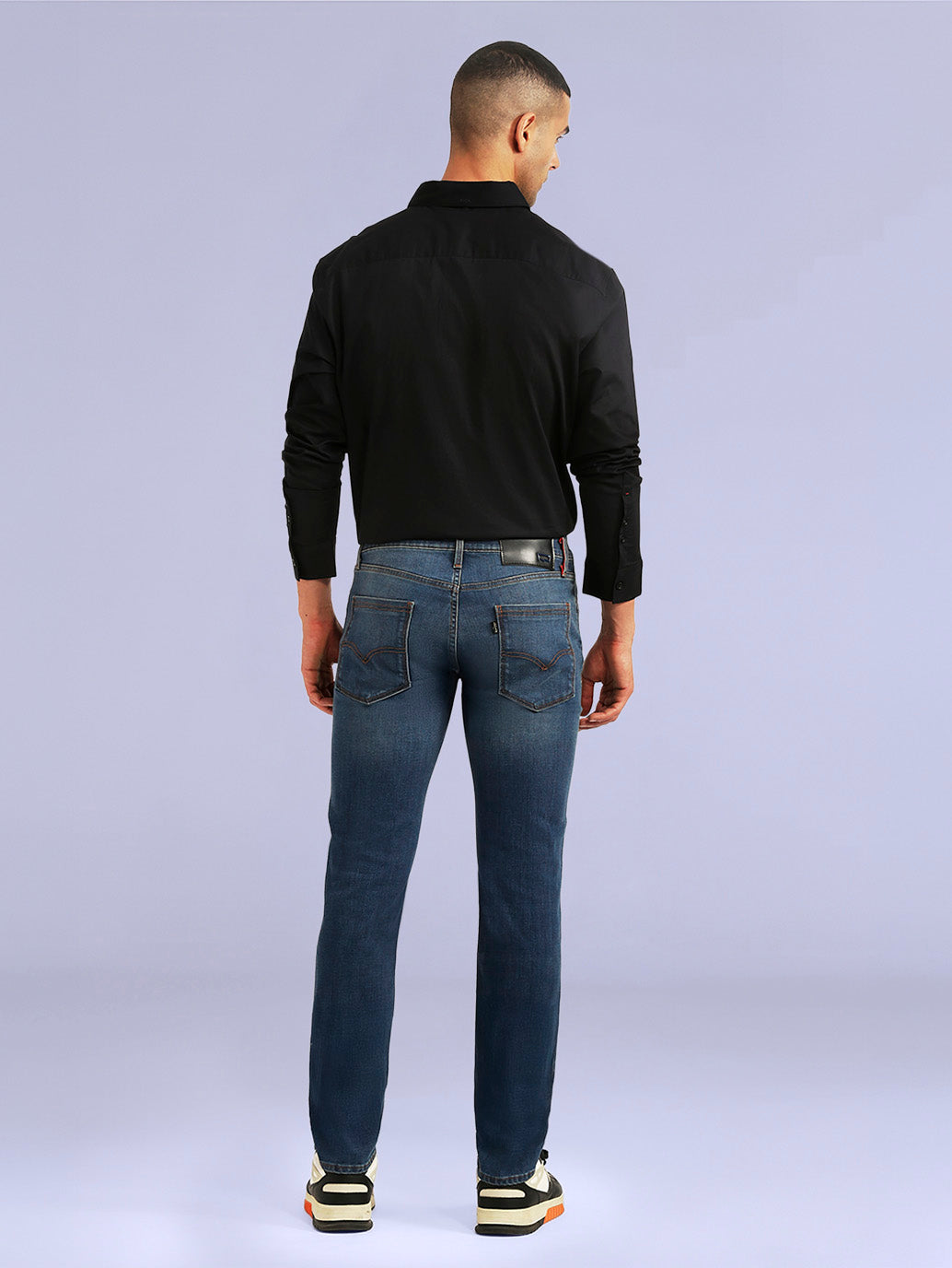 Men's Redloop 511 Blue Slim Fit Mid Rise Jeans - ec3d4180-c43c-45df-ac2f-0f4aa40c5ad0 View