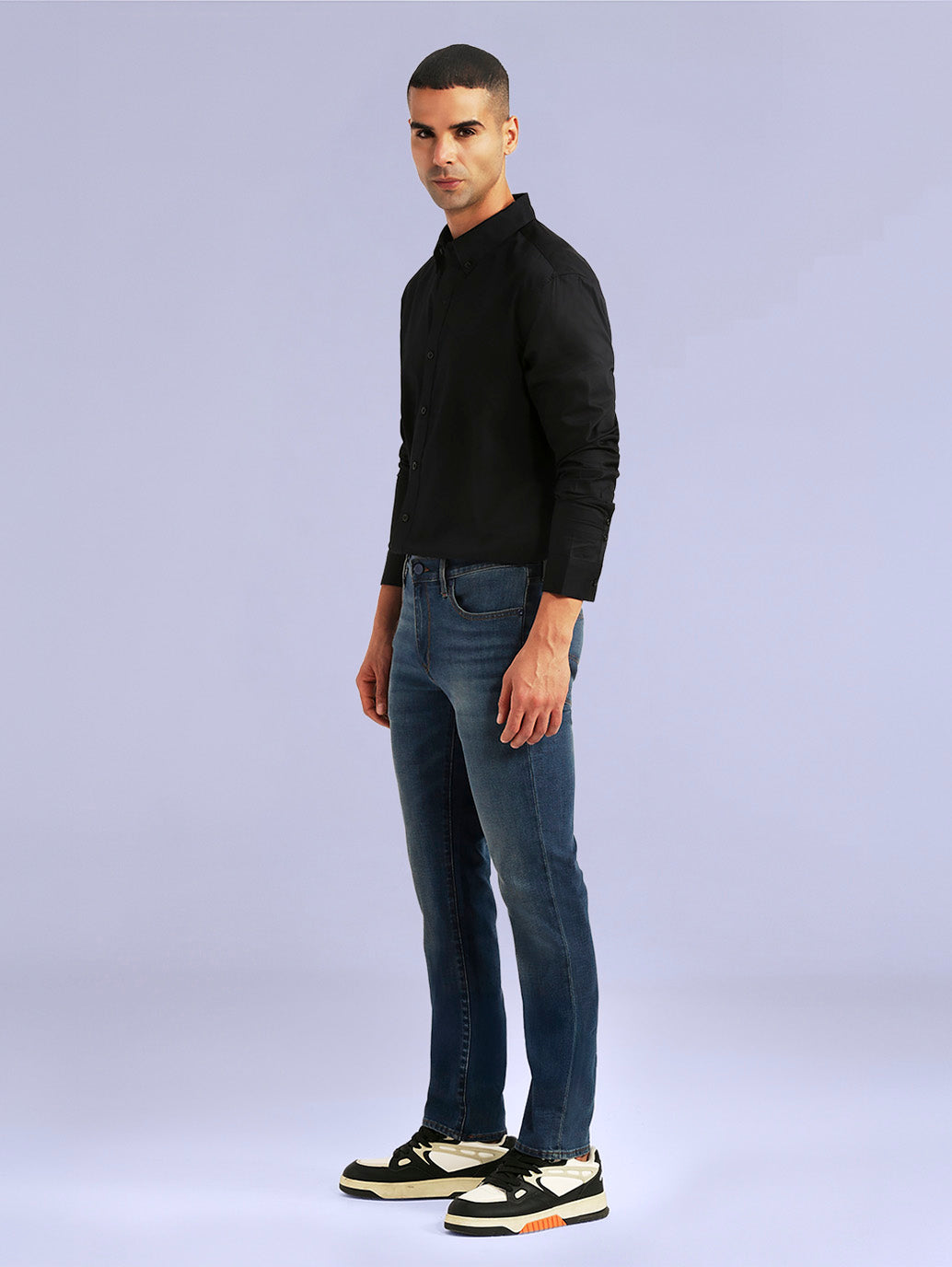 Men's Redloop 511 Blue Slim Fit Mid Rise Jeans - 0a893d07-e037-4505-b642-7fa5eb327ac8 View