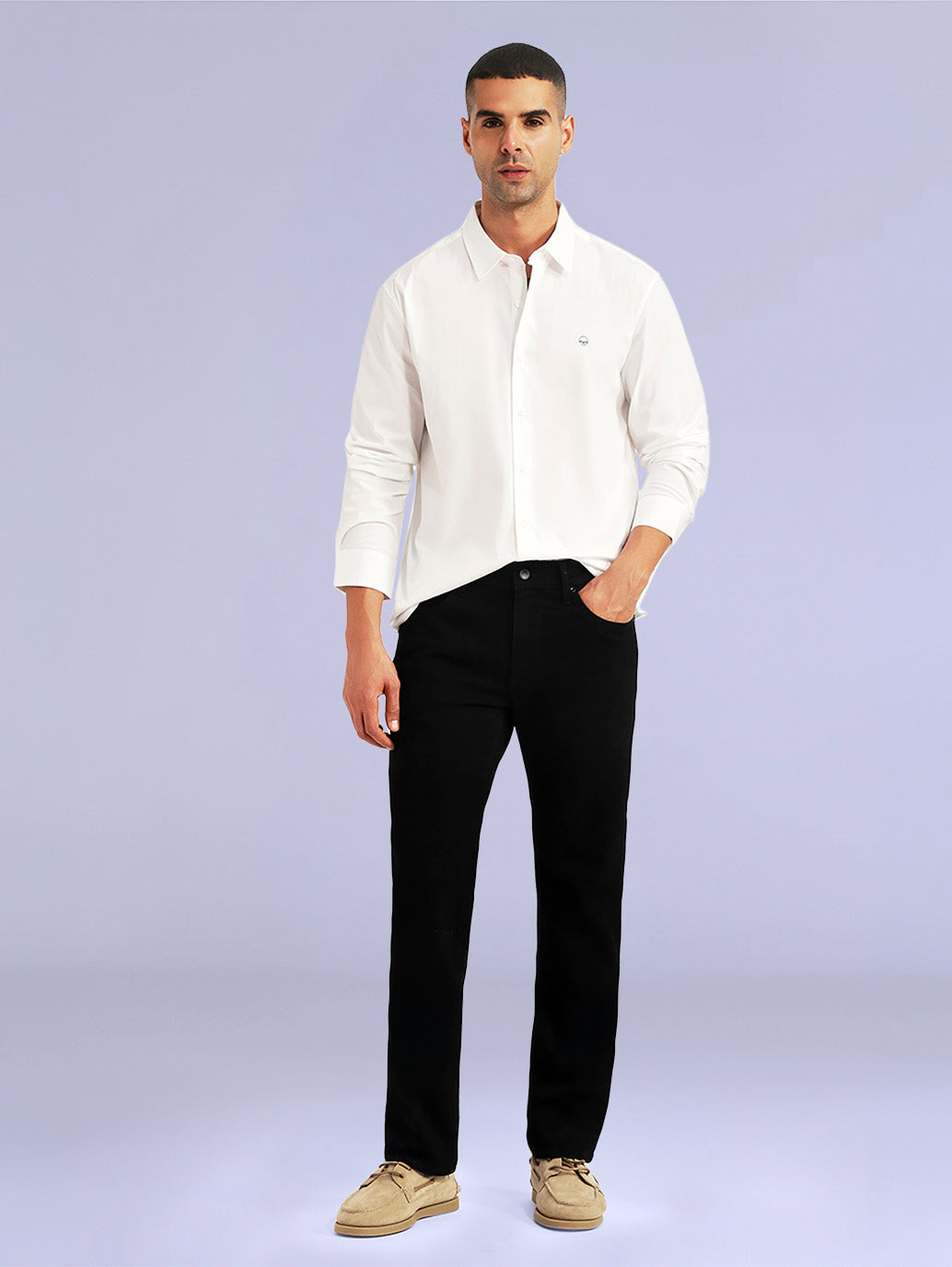 Men's Redloop 511 Black Slim Fit Mid Rise Jeans