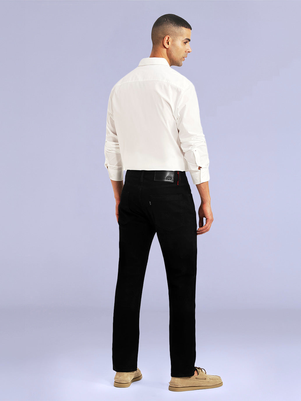 Men's Redloop 511 Black Slim Fit Mid Rise Jeans - a312b054-54b9-4527-8a8f-6be1c57a1b4e View