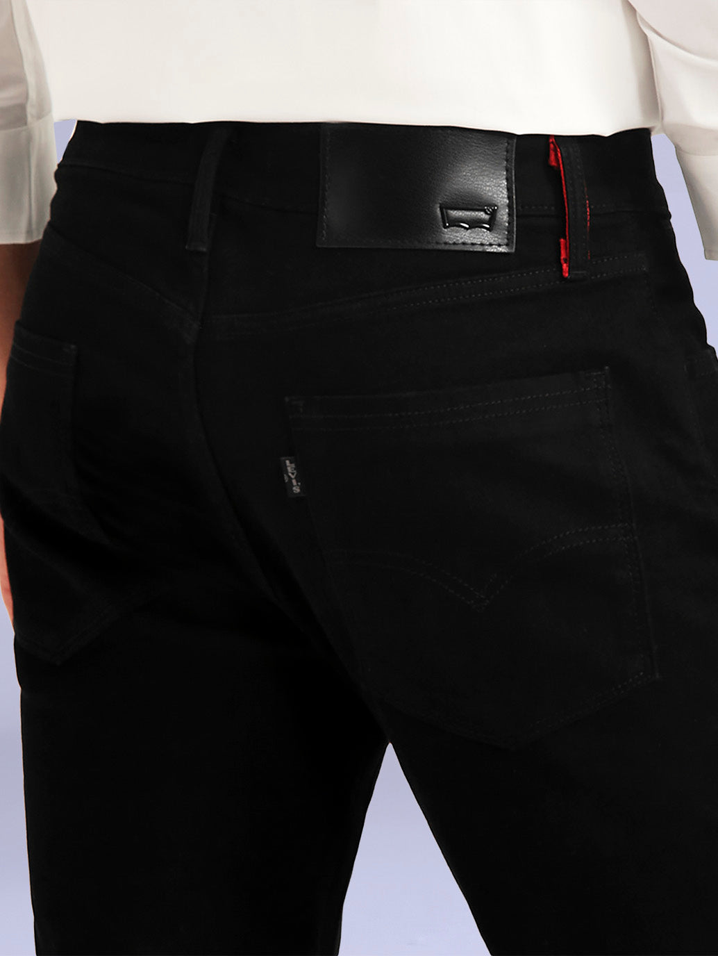 Men's Redloop 511 Black Slim Fit Mid Rise Jeans - d55e5e14-65e5-4bfc-8c46-9710111315dd View