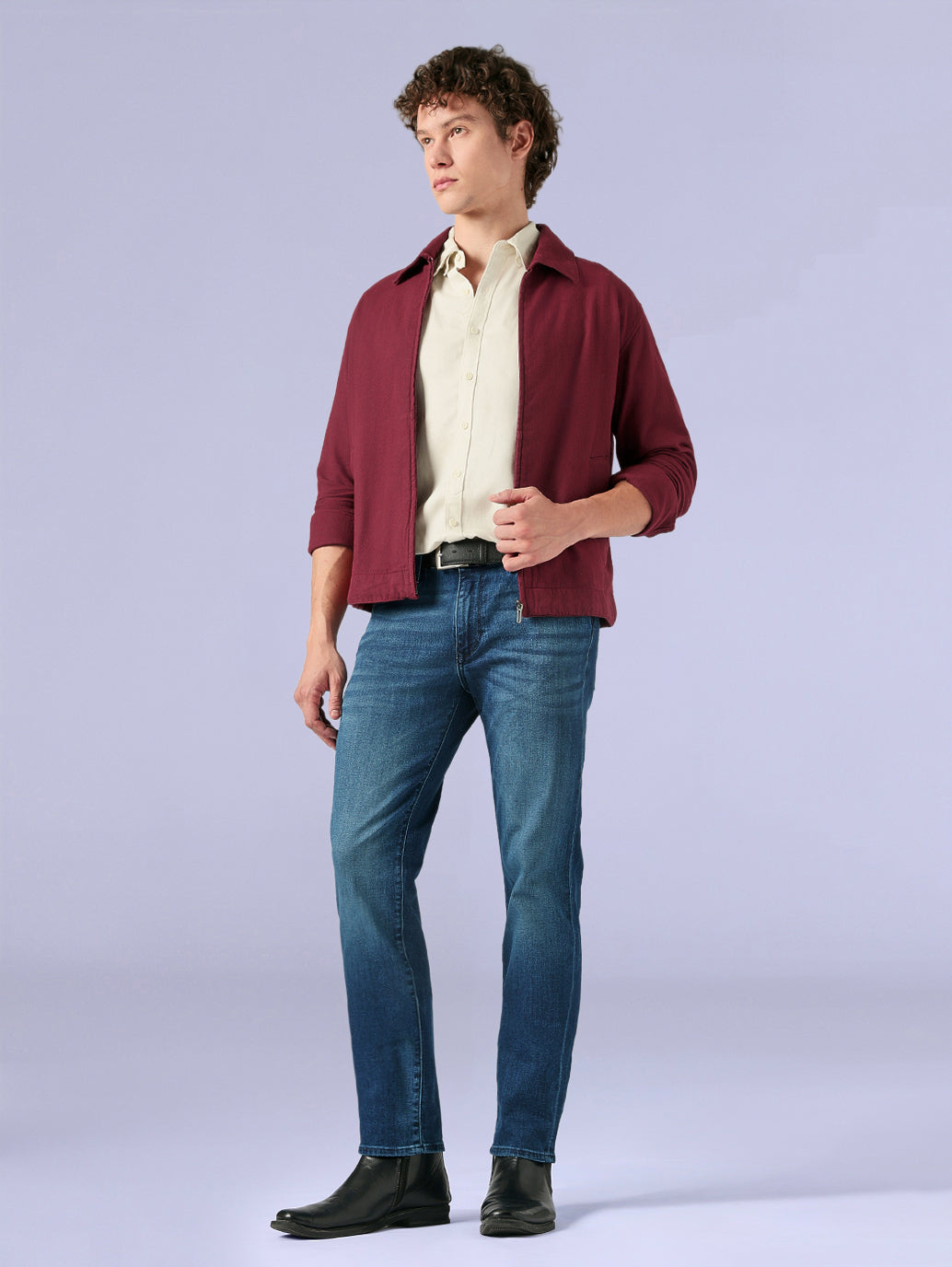 Men's Redloop 511 Blue Slim Fit Mid Rise Jeans
