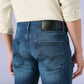 Men's Redloop 511 Blue Slim Fit Mid Rise Jeans - Detail View