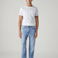 Men's 505 Light Indigo Straight Fit Mid Rise Redloop Jeans - Styleshot View