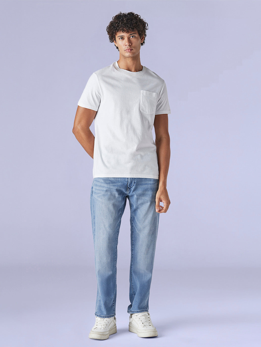 Men's 505 Light Indigo Straight Fit Mid Rise Redloop Jeans - 1aa826a2-3c94-4df0-a7f6-ea8ee524f8be View
